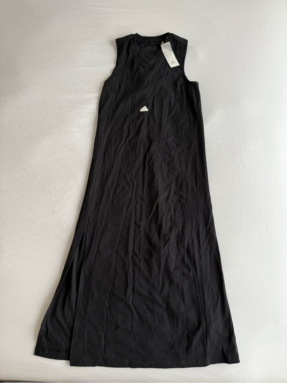 adidas Black Sleeveless Long Maxi Dress